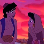 Aladdin learns to Love Jasmine in their roof-top talk